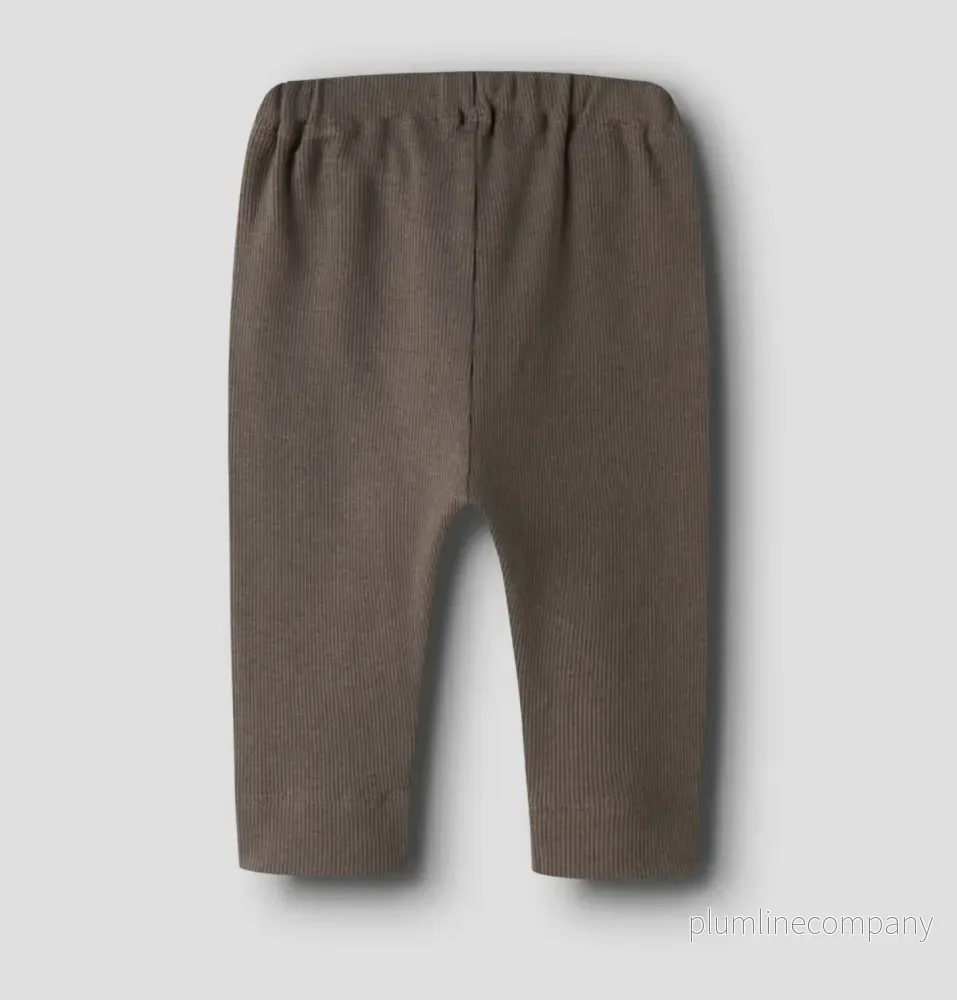 Byxor tights baby - NBNKAB PANT NOOS - Morel - Bild 2