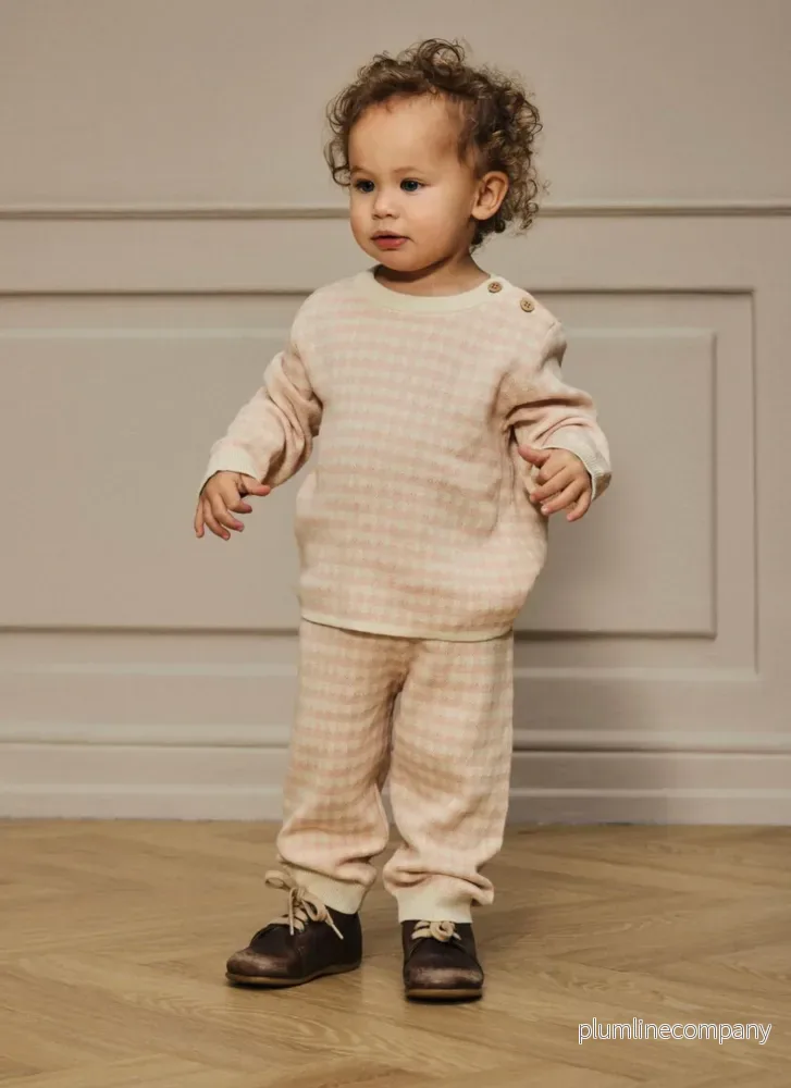 Sista chansen - STICKADE BYXOR - NBFNADIE KNIT PANT LIL - Bild 2