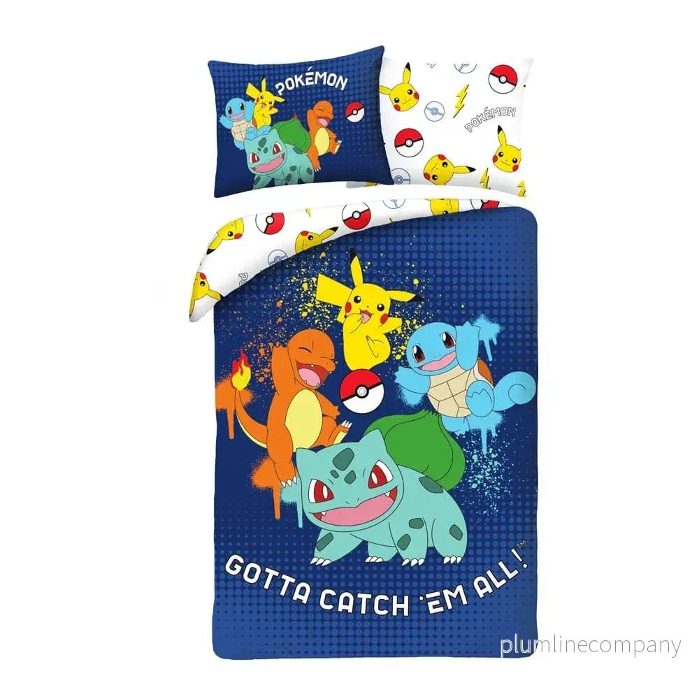 Pokémon Duvet Set Ver. 10 – 140 x 200 cm & 70 x 90 cm Pokémon Duvet Set Ver. 10 – 140 x 200 cm & 70 x 90 cm