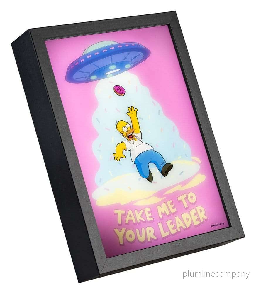 The Simpsons inramad LED-poster 20 x 28 cm The Simpsons inramad LED-poster 20 x 28 cm