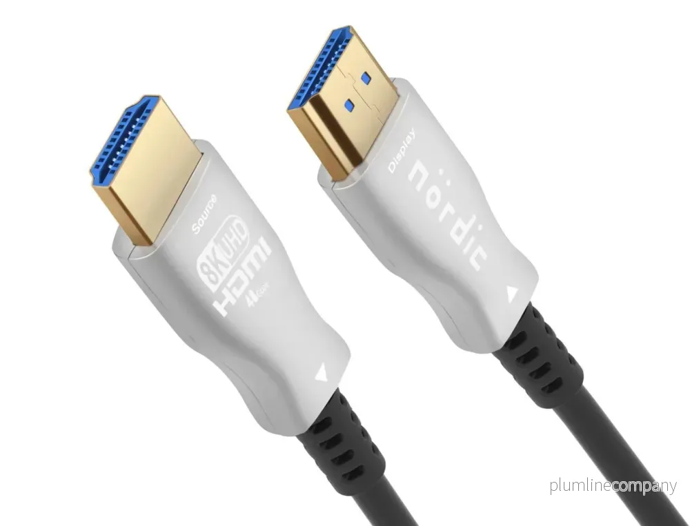 NÖRDIC 30m aktiv AOC Optisk Fiberkabel HDMI 2.1 8K 60Hz 4K 120Hz 48Gbps Dynamic HDR, eARC, VRR kompatibel med RTX 3080 3090 NÖRDIC 30m aktiv AOC Optisk Fiberkabel HDMI 2.1 8K 60Hz 4K 120Hz 48Gbps Dynamic HDR, eARC, VRR kompatibel med RTX 3080 3090