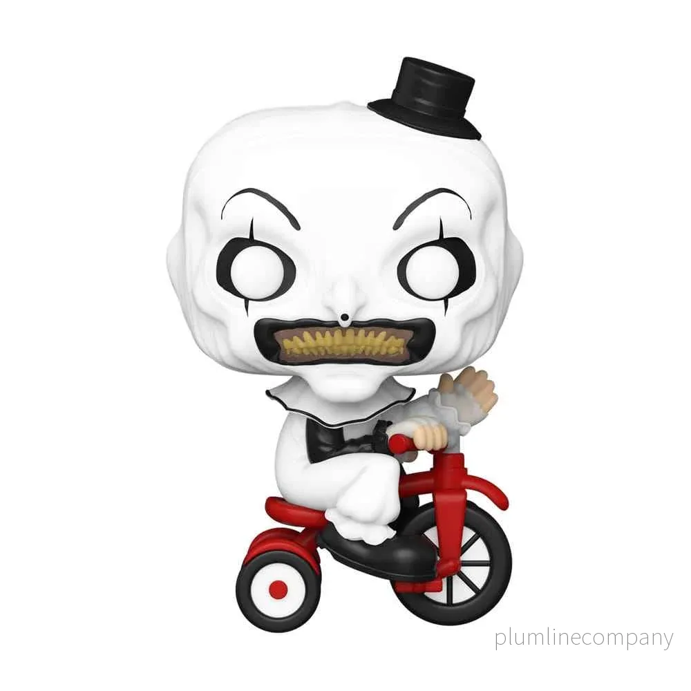 Terrifier POP! Movies Figur Art the Clown med Cykel 9 cm - Bild 2