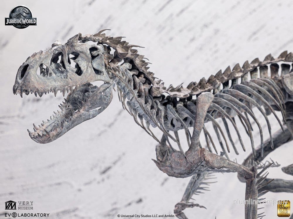 Jurassic World staty 1/24 Indominus Rex Skeleton Bronze 24 cm - Bild 2