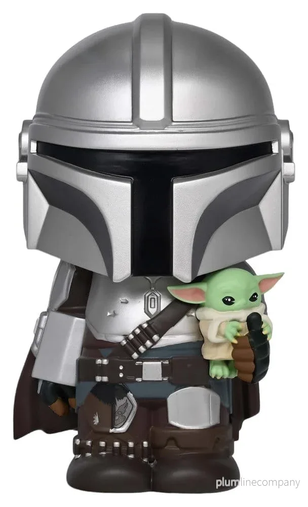 Star Wars Sparbössa i form av Mandalorian och Grogu Star Wars Sparbössa i form av Mandalorian och Grogu