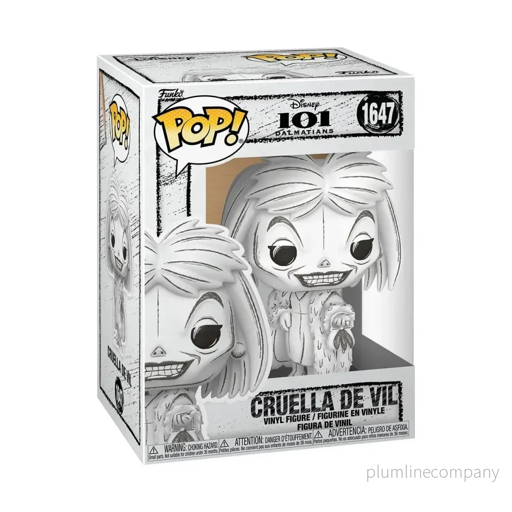 Disney POP! Figur Sketched - Cruella De Vil 9 cm - Bild 3