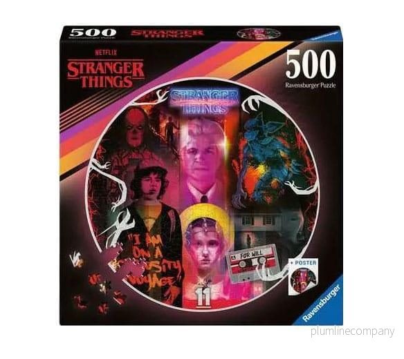 Stranger Things Rund Jigsaw Puzzle - Friends Don't Lie (500 bitar) - Bild 2
