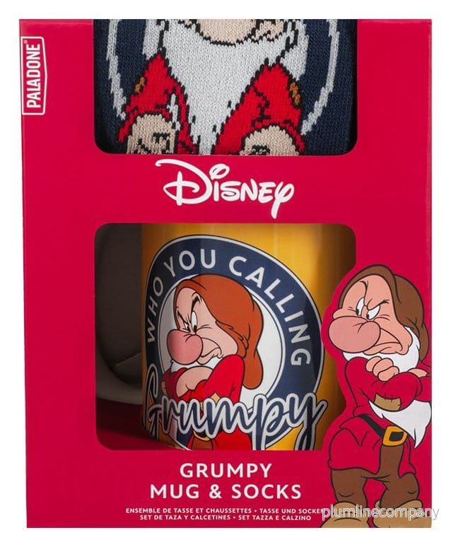 Disney Mugg & Strumpor Set Snövit Vem Kallar Du Sur