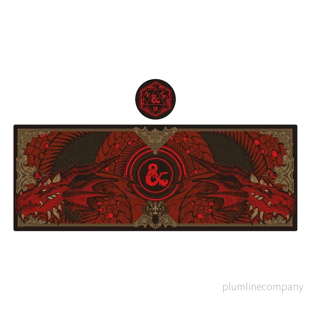 Dungeons & Dragons Skrivbordsmatta och Coaster Set