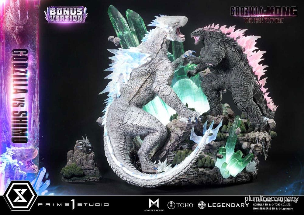 Godzilla x Kong: The New Empire Ultimate Diorama Masterline Series-staty Godzilla vs Shimo Bonus Version 86 cm
