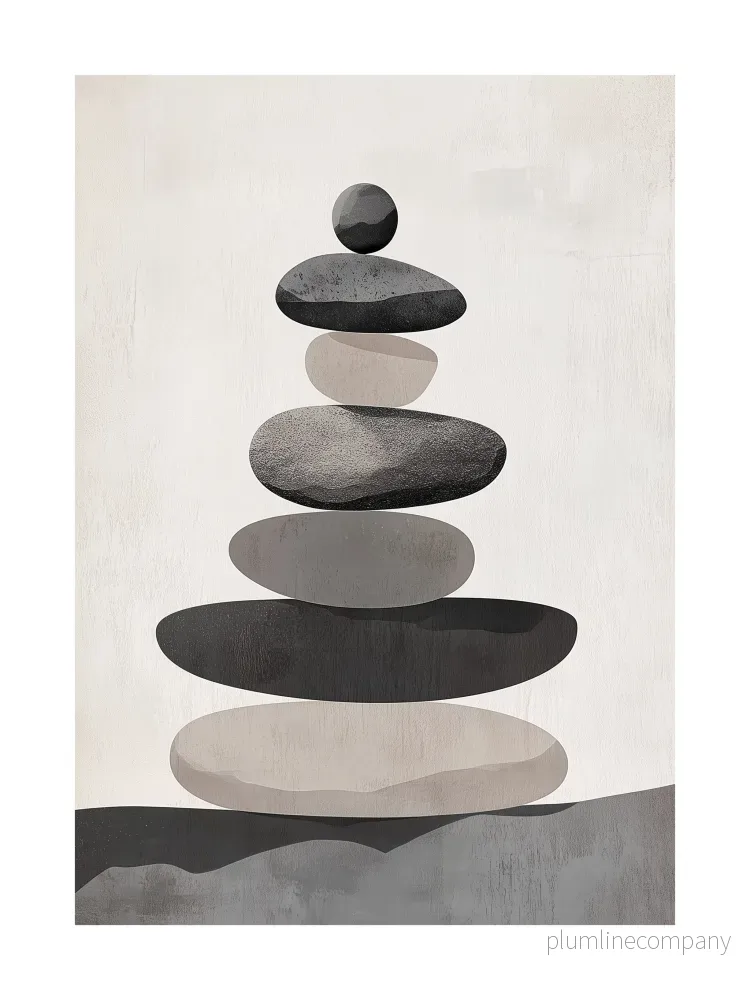 Grey Harmony Poster
