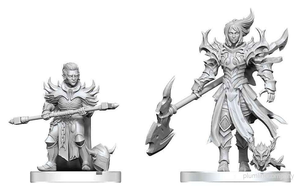 Pathfinder Battles Deep Cuts omålade miniatyrer Pyre & Godclaw Hellknights 14 cm Pathfinder Battles Deep Cuts omålade miniatyrer Pyre & Godclaw Hellknights 14 cm