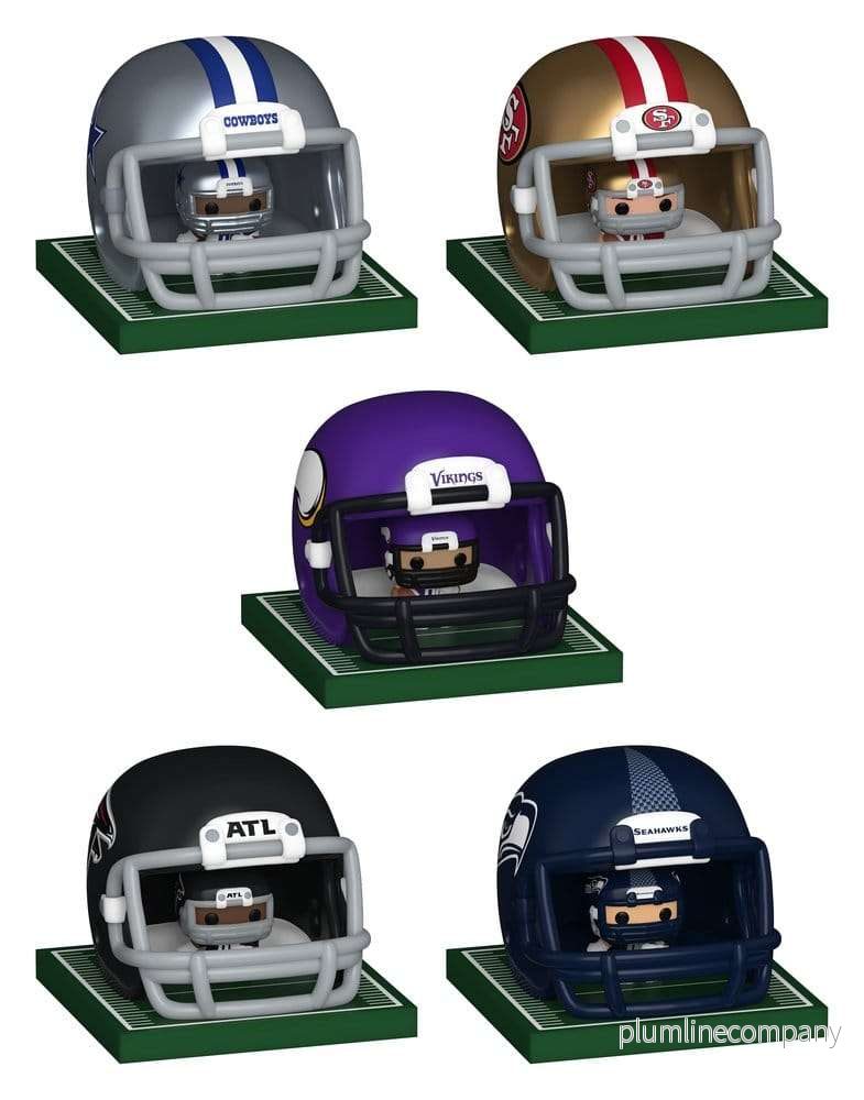 NFL Bitty POP! Hjälmar Figurer NFC Serie 1 Blandning (12) NFL Bitty POP! Hjälmar Figurer NFC Serie 1 Blandning (12)