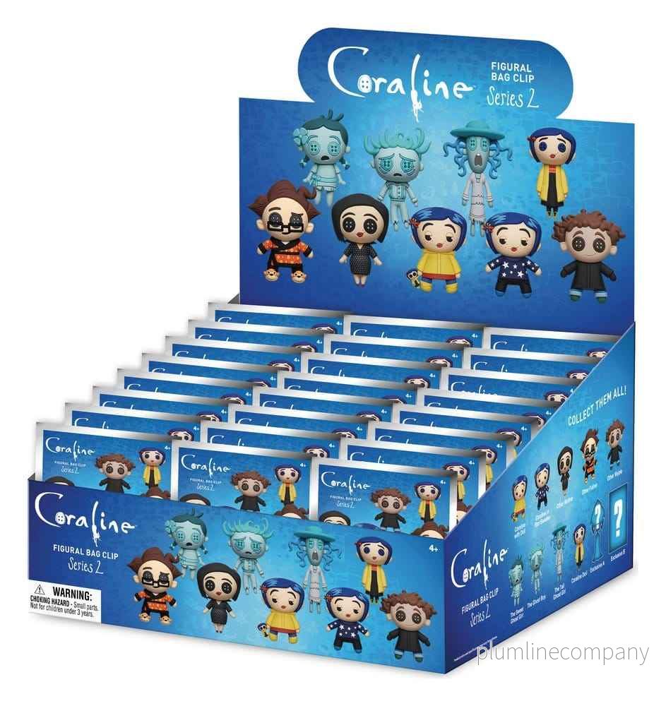 Coraline 3D-skum Väskklämmor Serie 2 Display (24) Coraline 3D-skum Väskklämmor Serie 2 Display (24)