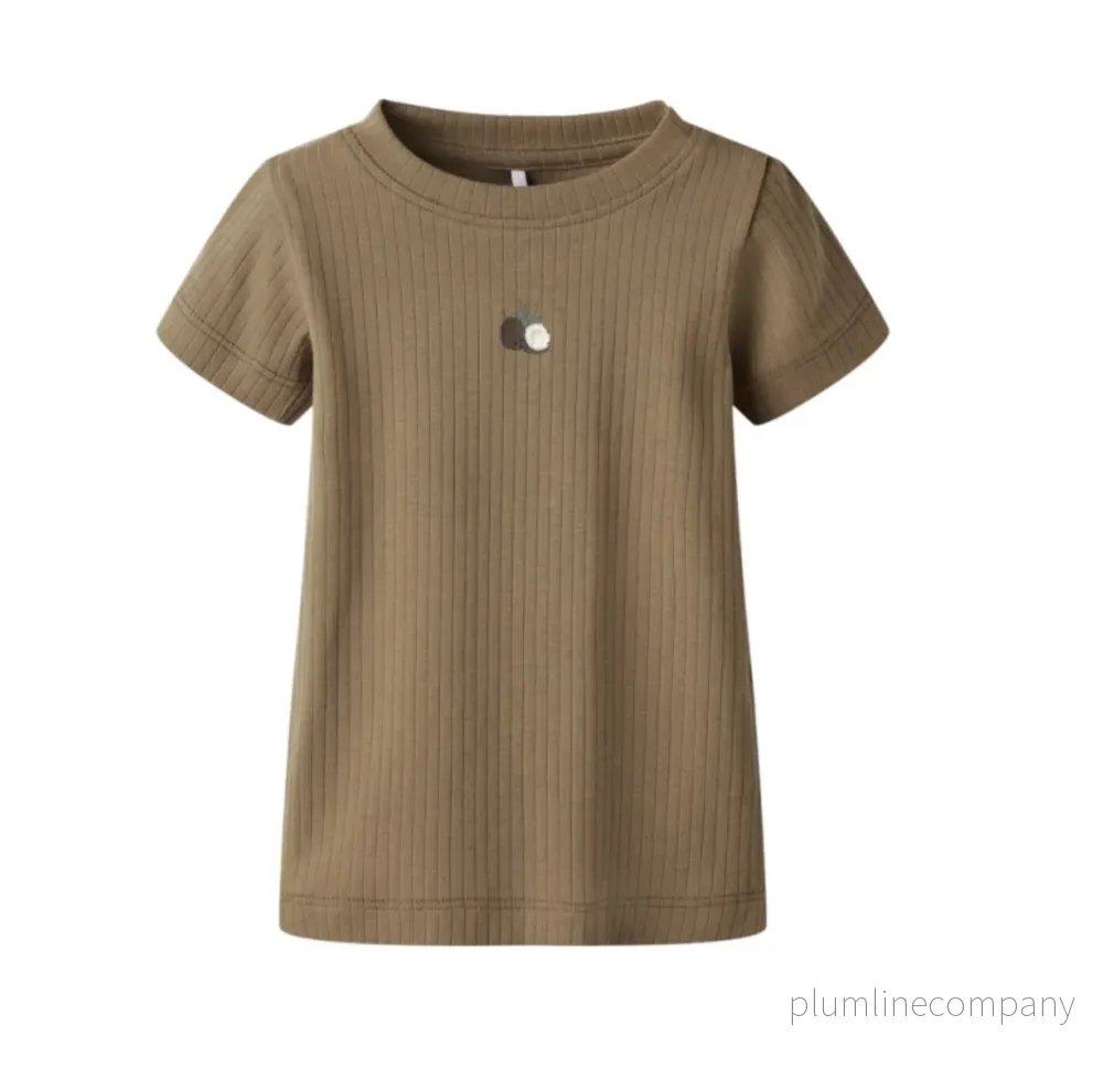 SISTA CHANSEN - Baby t-shirt - NBMHUXUS SS XSL TOP Thrush