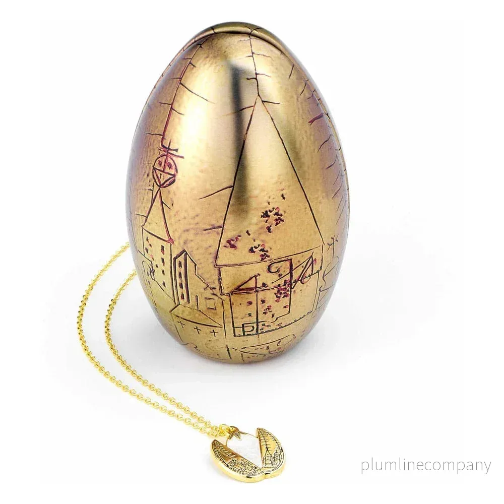 Harry Potter Halsband med Pendel Gyllene Ägg och Presentförpackning - Bild 3