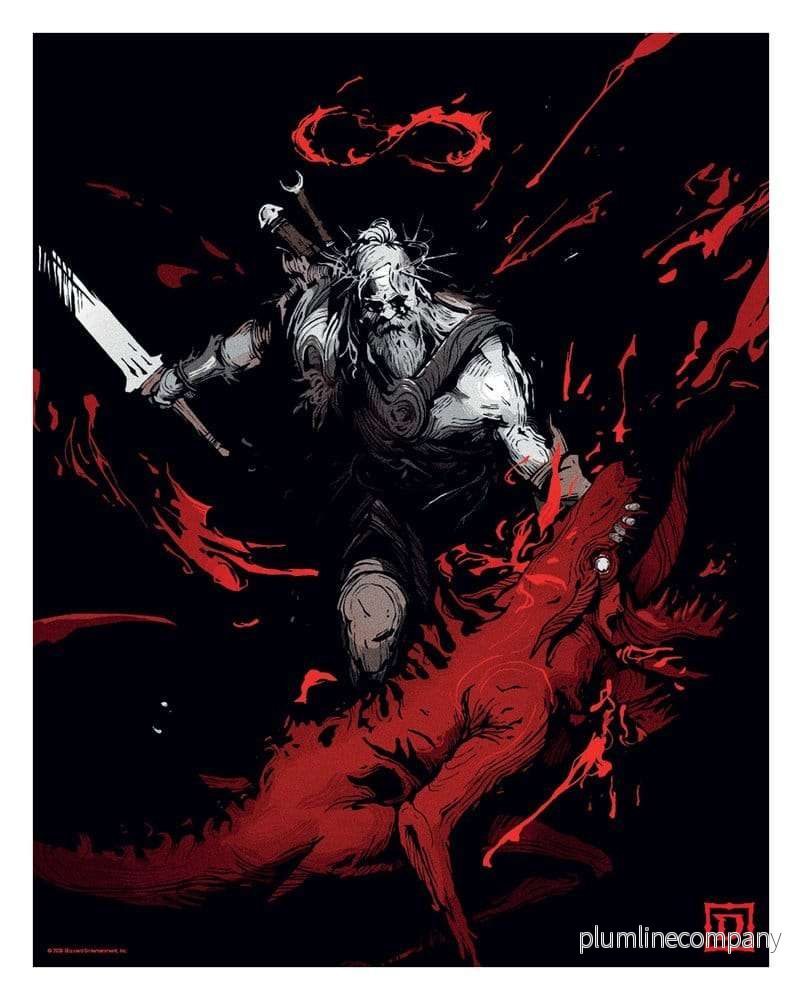 Diablo konsttrycksset med fem litografier Limited Edition 36 x 28 cm - Bild 3
