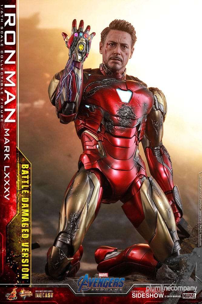 Avengers: Endgame Movie Masterpiece Diecast Actionfigur 1/6 Iron Man Mark LXXXV (Battle Damaged Version) Special Edition 32 cm - Bild 3