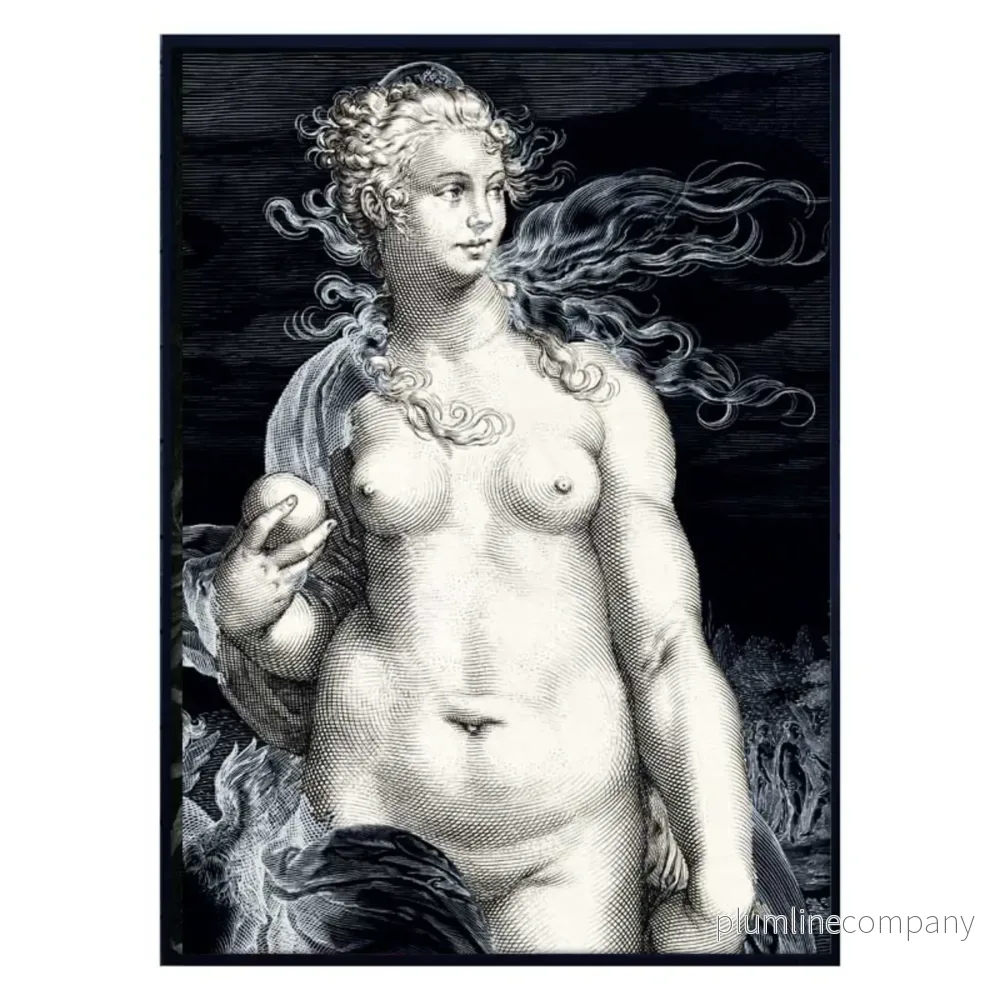 Poster White lady 70 x 100 Poster White lady 70 x 100