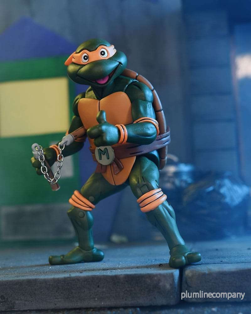 Teenage Mutant Ninja Turtles (1987 Cartoon) Action Figure Ultimate Michelangelo (VHS) 18 cm Teenage Mutant Ninja Turtles (1987 Cartoon) Action Figure Ultimate Michelangelo (VHS) 18 cm