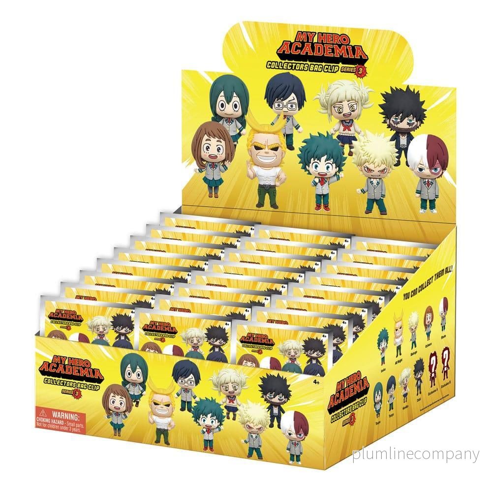My Hero Academia 3D PVC Bag Clips Series 3 Display (24) - Bild 2