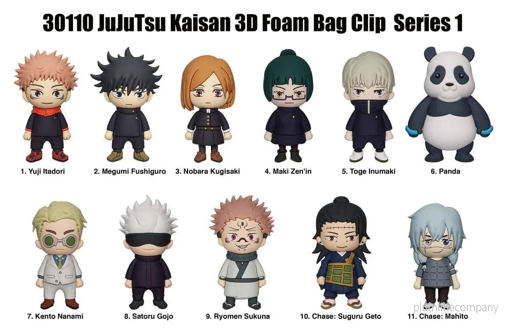 Jujutsu Kaisen 3D Skumpåse Clips Serie 1 Display (24) - Bild 3