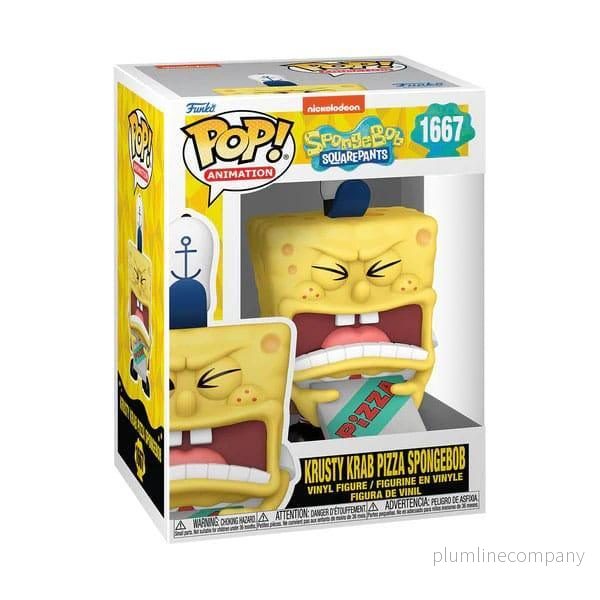 SpongeBob SquarePants 25-årsjubileum POP! Vinyl Figur SB med Pizza 9 cm - Bild 3