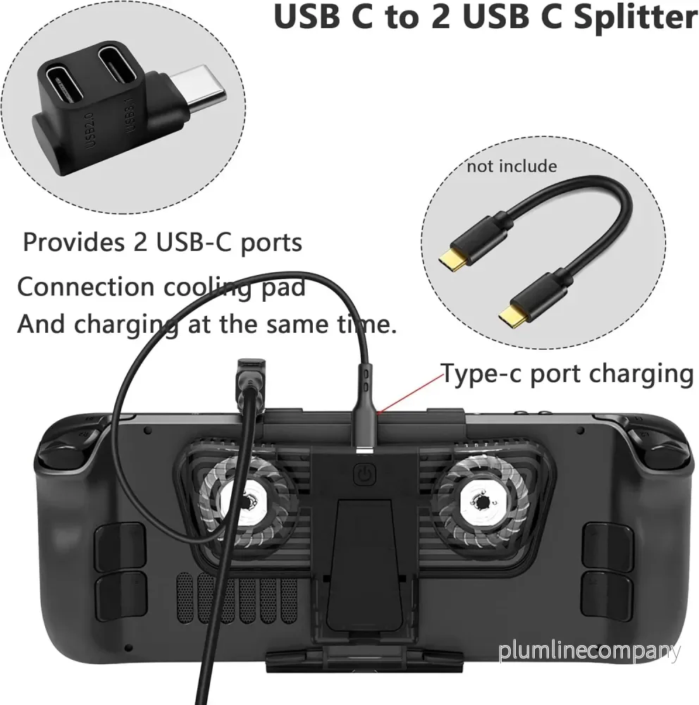 NÖRDIC USB-C 3.0 Hane till Hona Adapter för Data och Laddning 10Gbps - Bild 2