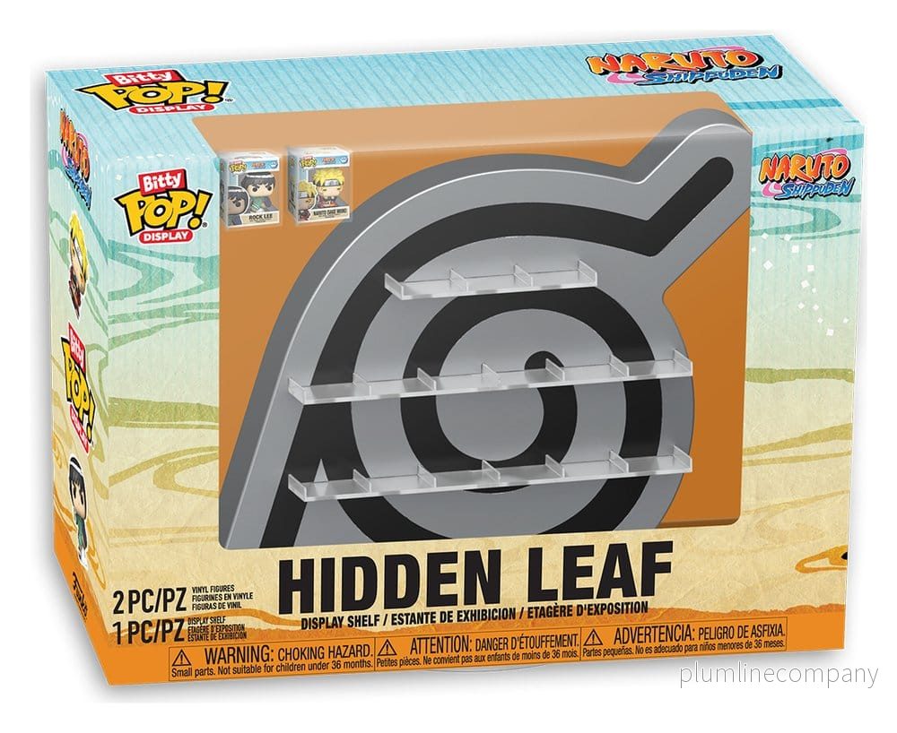 Naruto Bitty POP! Displayfigurer från Hidden Leaf