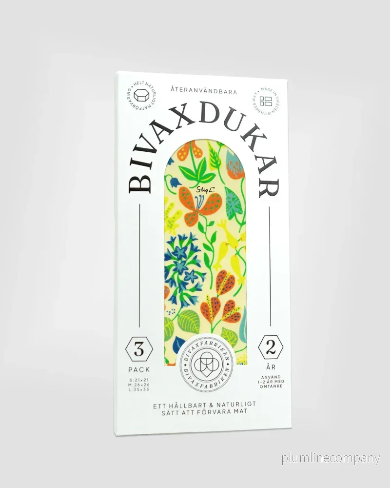 Bivaxduk Herbarium Stig L 3-pack