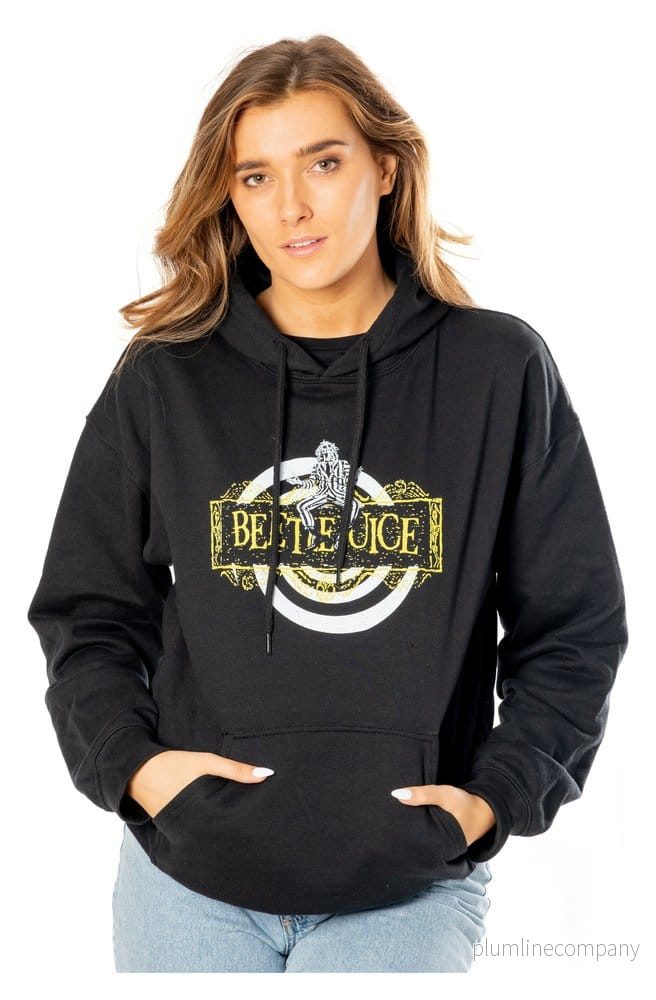 Beetlejuice Hoodie Tröja Spiral Beetlejuice Hoodie Tröja Spiral