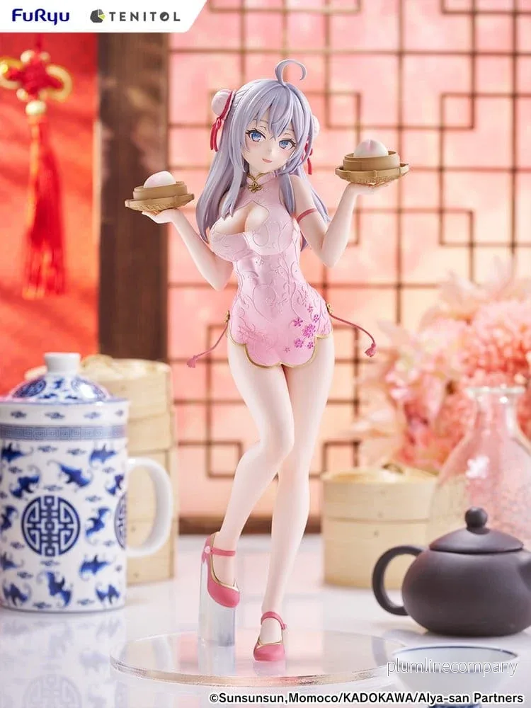 Alya Ibland Dolde Sina Känslor i Russisk Tenitol Tall PVC-figur Alya Cheongsam-version 29 cm - Bild 2