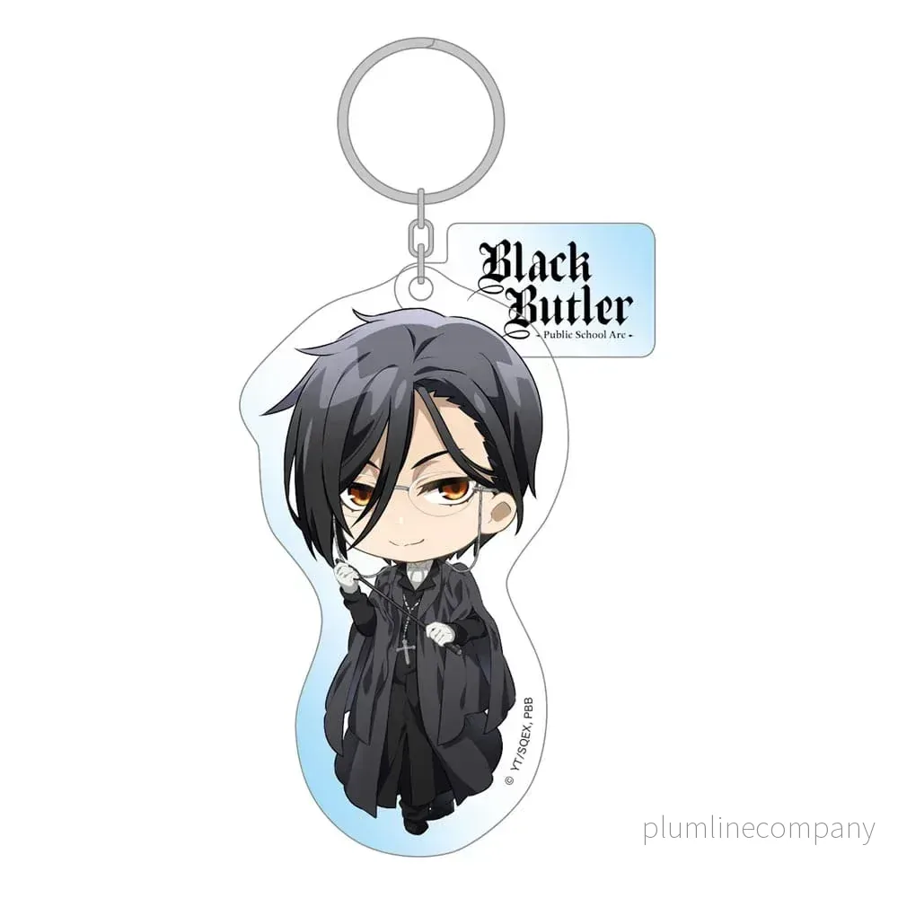 Black Butler: Public School Arc Acrylic Nyckelring Sebastian 8 cm - Bild 2