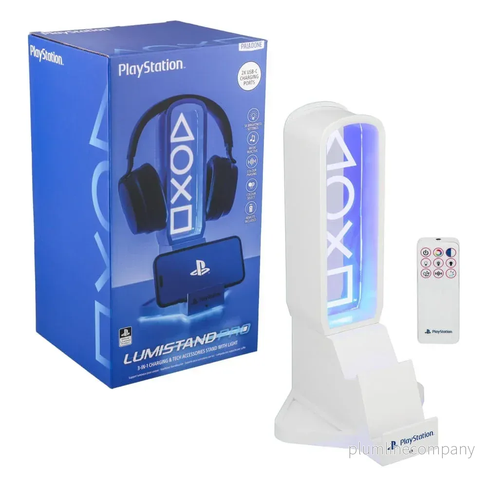 Playstation Skrivbord Headphone Ställ med Ljus 30 cm - Bild 3
