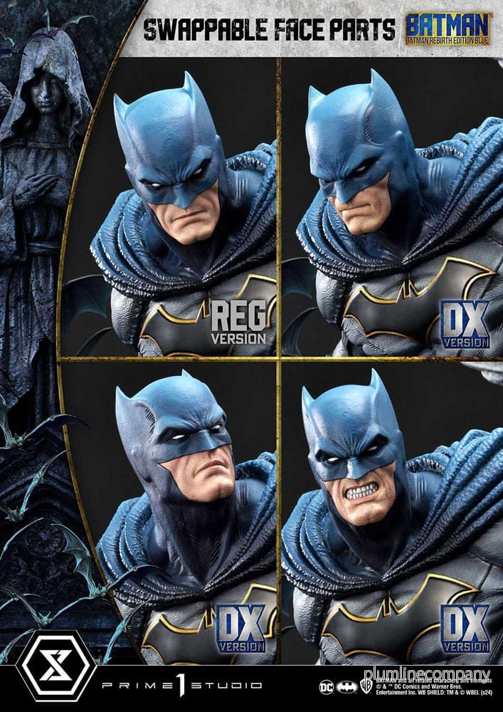 Batman Ultimate Premium Masterline Series Statue 1/4 Batman Rebirth Edition Blue Deluxe Bonus Version 71 cm - Bild 2