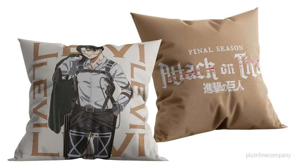 Attack on Titan (Final Season) Prydnadskudde Levi 40 x 40 cm Attack on Titan (Final Season) Prydnadskudde Levi 40 x 40 cm