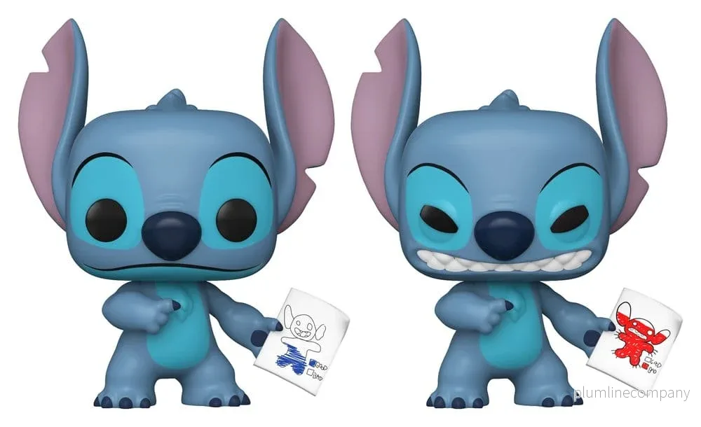 Lilo & Stitch POP! Figur Stitch med Humördiagram 9 cm Lilo & Stitch POP! Figur Stitch med Humördiagram 9 cm