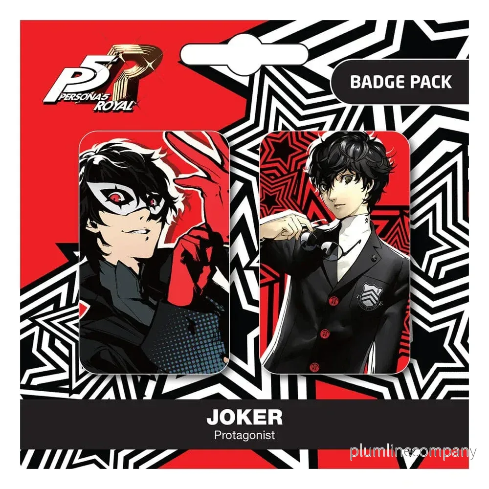 Persona 5 Royal Pin Emblem / Pins 2-Pack Set A