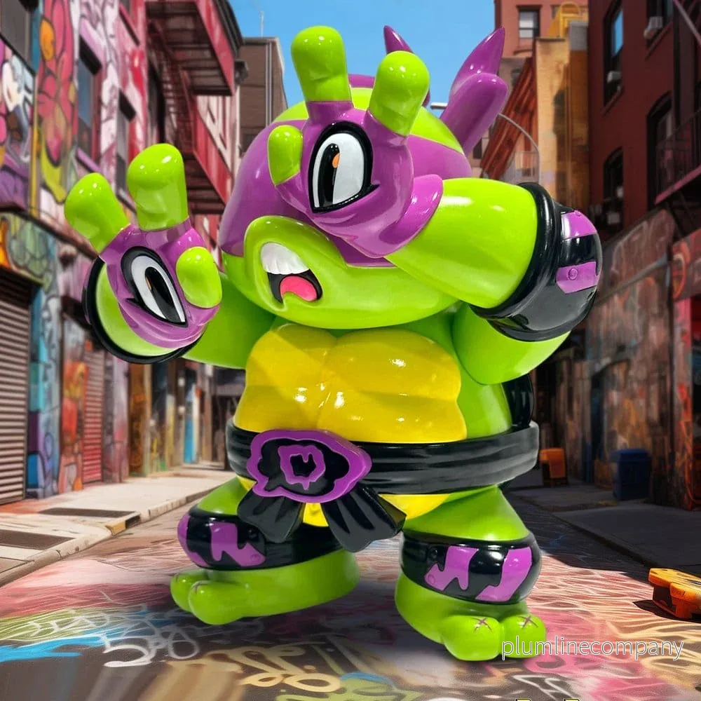 Teenage Mutant Ninja Turtles x Grape Brain Figur Donatello 24 cm - Bild 3