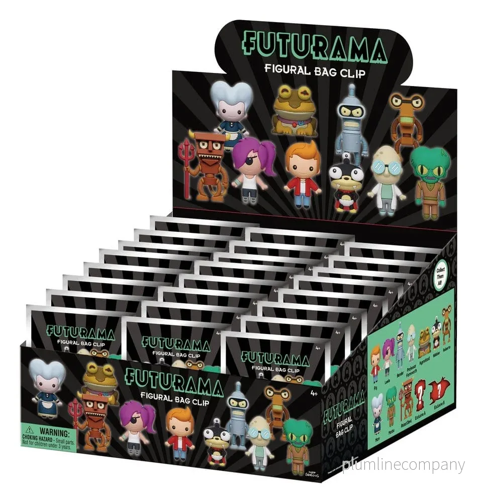 Futurama 3D Skum Påseklämmar Serie 1 Display (24) - Bild 2