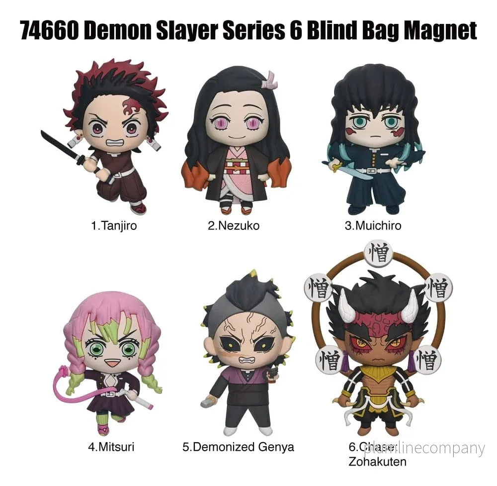 Demon Slayer 3D Foam Magnets Series 6 Blind Bag Display (12) - Bild 3