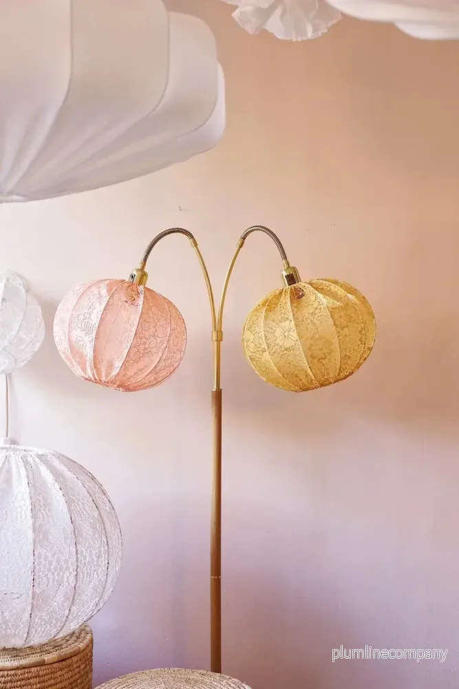 Myrull lampskärm 30 cm till golvlampa och vägglampa Vintage
