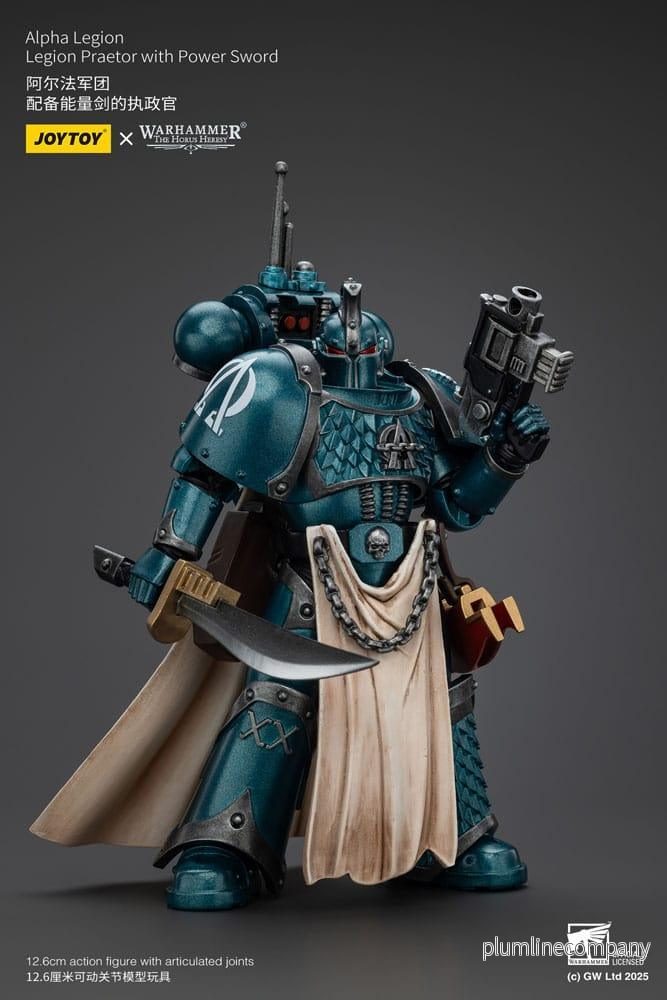 Warhammer The Horus Heresy Action Figur Alpha Legion Praetor med Power Sword 20 cm - Bild 3