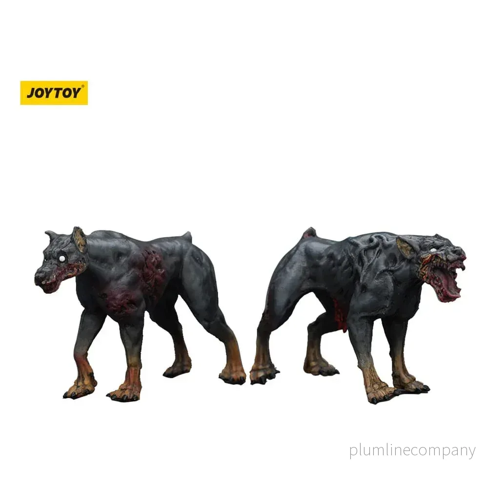Zombie Dark Source Action Figurr 2-Pack Police Dogs 8 cm Zombie Dark Source Action Figurr 2-Pack Police Dogs 8 cm