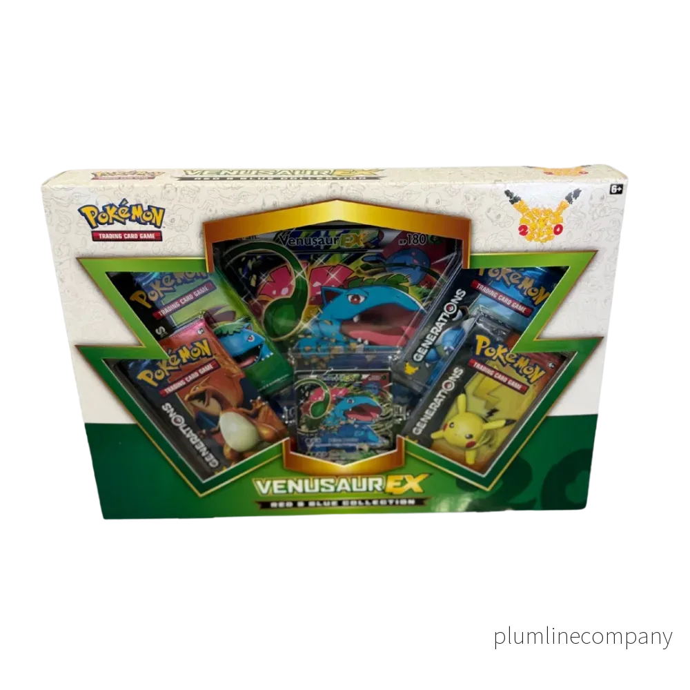 Pokémon XY: Generations Venusaur Collection Box Red & Blue Pokémon XY: Generations Venusaur Collection Box Red & Blue