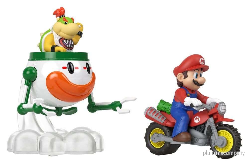 Super Mario Hot Wheels Die-Cast Vehicles 2-Pack 1/64 Mario & Bowser Jr. Super Mario Hot Wheels Die-Cast Vehicles 2-Pack 1/64 Mario & Bowser Jr.