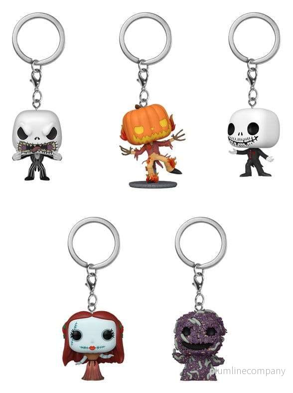 Nightmare Before Christmas POP! Vinyl-nyckelringar 4 cm Display (12) - Bild 2