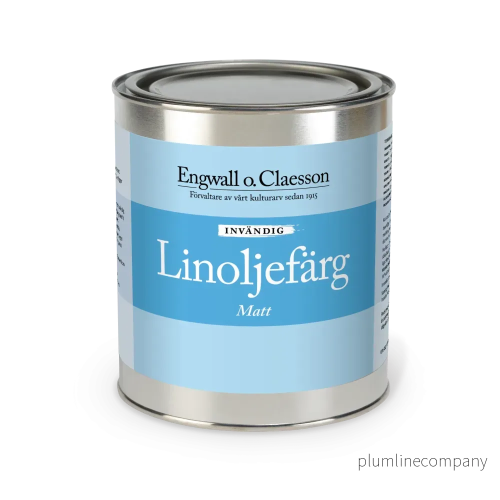 Linoljefärg invändig matt vit Linoljefärg invändig matt vit