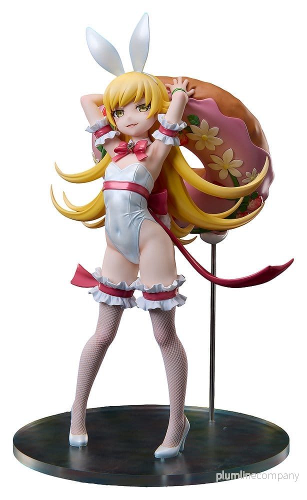 Monogatari Series PVC-Figur 1/4 Shinobu Oshino Vit Kanin Version 35 cm - Bild 2