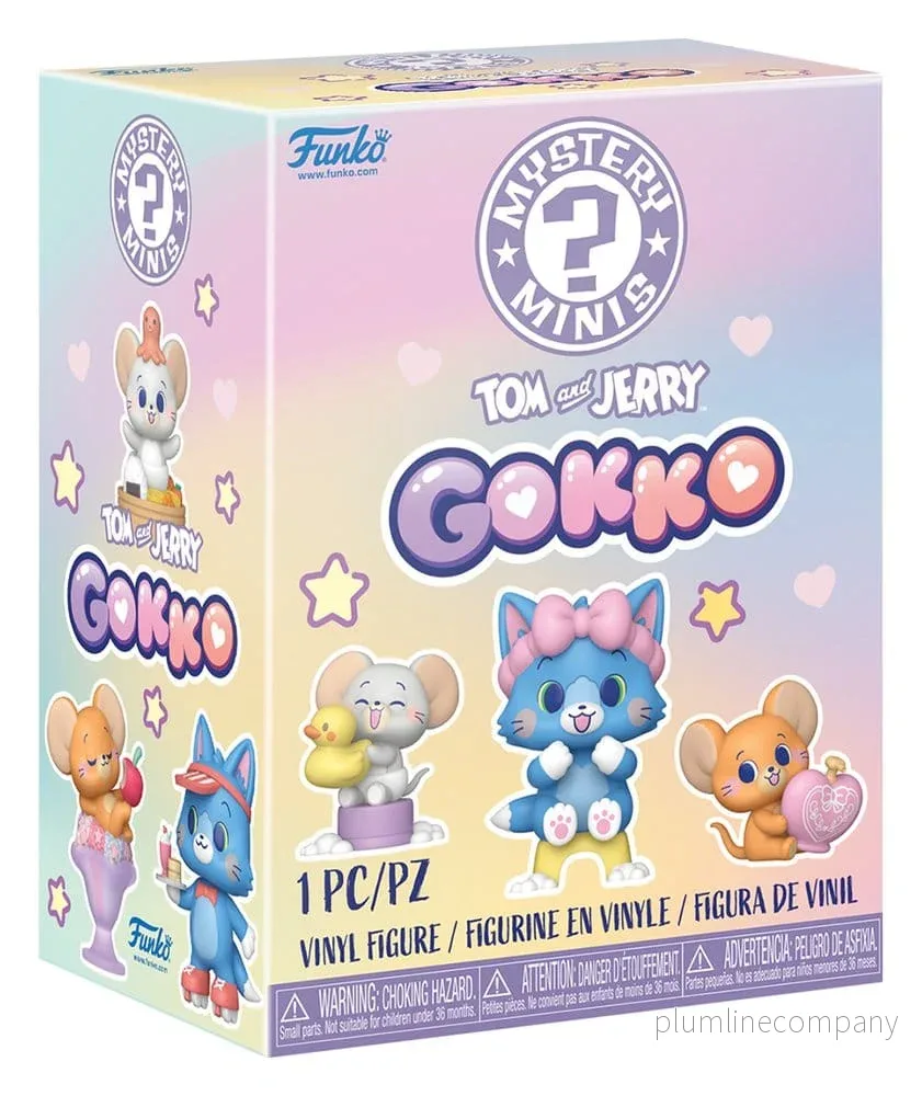 Tom & Jerry Gokko Mystery Minifigurer 5 cm Display (12) - Bild 3