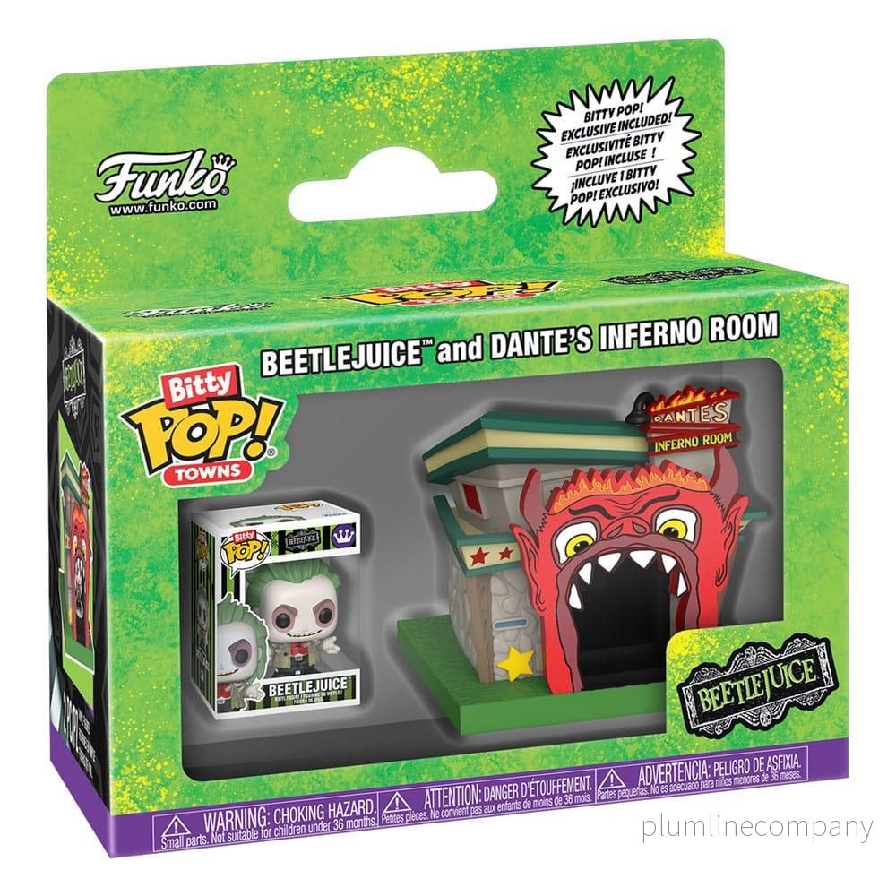 Beetlejuice Bitty POP! Towns Figur med Dante's Inferno Room - Bild 3